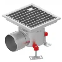 Siphon cuisine monolithique 250x250 mm