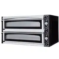 Four à pizza électrique mécanique acier inox Superior XL 66L GLASS