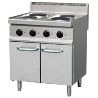 Fourneau électrique, plaque de cuisson en fonte, (2 + 2,6) x 2 bruleurs, 9.2 kW