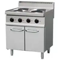 Fourneau électrique, plaque de cuisson en fonte, (2 + 2,6) x 2 bruleurs, 9.2 kW