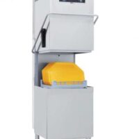 Lave vaisselle à capot, adoucisseur en continu, panier carré 500 x 500 mm, avec condenseur de buée