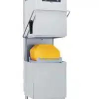 Lave vaisselle à capot, adoucisseur en continu, panier carré 500 x 500 mm, avec condenseur de buée