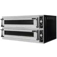 Four à pizza électrique mécanique acier inoxydable TRAYS 66L GLASS