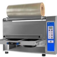 Operculeuse professionnelle semi-automatique TS-300 GF inox AISI 304 équipé pour travailler avec du gaz