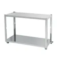 Table de support avec deux étagères modèle ME-EKO option pour rôtissoire, longueur 1100 mm