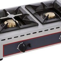 Réchaud gaz 2 feux en longueur 2 x 7 kW