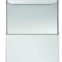 Lave verre professionnel simple paroi avec cuve emboutie et inclinée dimensions paniers 350 x 350 mm
