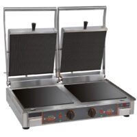 Grill panini vitrocéramiques double gamme master 2 x 3 kW