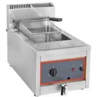 Friteuse à gaz gros volume avec vidange simple à poser 12 L