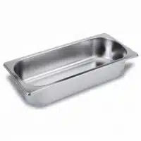 Bac à crème glacée, inox 18/10, 360 x 165 mm