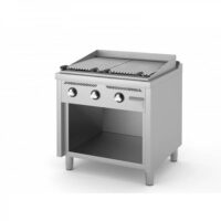 Barbecue à gaz série 750 L 800 mm sur placard