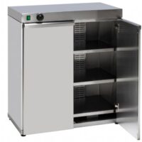 Chauffe assiettes électrique 2 portes 120 assiettes