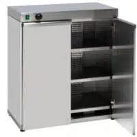 Chauffe assiettes électrique 2 portes 120 assiettes