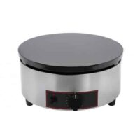 Crêpière électrique, en inox, 3,6 Kw