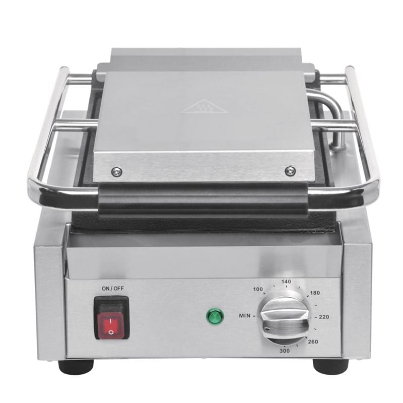 Gril de contact simple bistro rainuré / rainuré 1.5 kW – Image 4