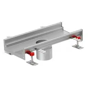 Eléments de sortie centrée Ø 142 mm pour Caniveau Modul 200 profondeur 60 mm longueur 1000 mm