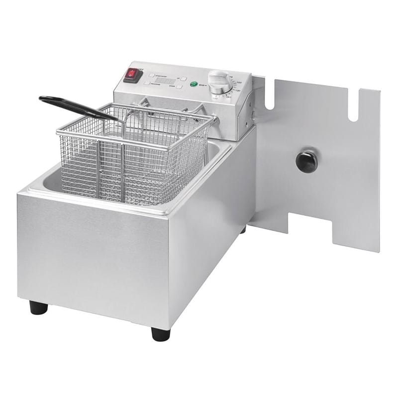 Friteuse simple avec minuterie 2,8 kW capacité d'huile 5 L – Image 3
