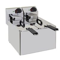 Friteuse de table électrique sans vidange double