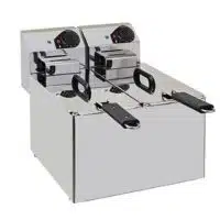 Friteuse de table électrique sans vidange double
