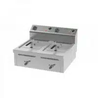 Friteuse électrique, 15 L + 15 L, série 750, à poser, 6 + 6 Kw