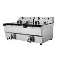 Friteuse électrique sur table 3+3 kW 10+10 litres