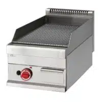 Plaque lisse chromée gaz