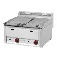 Grill charcoal gaz modèle double profondeur 600 mm