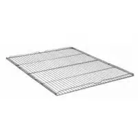 Grille inox 204, renforcée avec arrêt, L 900 x P 700 mm
