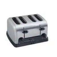 Grille-pain à éjection quatre fentes à centrage automatique 230V larges de 32 mm