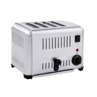 Grille pain en inox, 4 toast, 1.8 kW