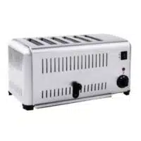 Grille pain en inox, 6 toast, 2.5 kW