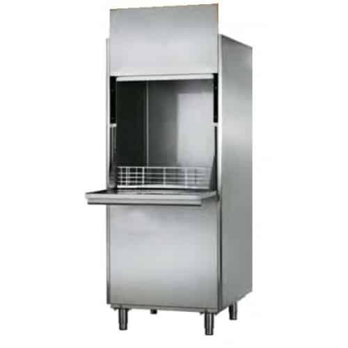 Lave batterie professionnel LP57 EVO 2 panier 570 x 620 mm avec doseur de détergent et pompe de rinçage