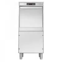 Lave batterie professionnel, système «PLUS», en acier inox double paroi, 60 paniers/h, 500 x 610 mm
