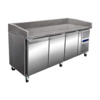 Meuble à pizza, gamme compact, 3 portes, 580 L