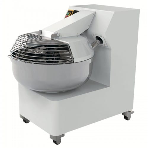 Pétrin à spirale, axe oblique, capacité 30 litres, 25 kg de pâte