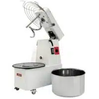 Pétrin à spirale, tête relevable – cuve démontable, capacité 33 litres, 25 kg de pâte