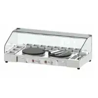 Plan de travail pour crêpière double