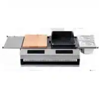 Plancha induction et grill en fonte 280 x 560 mm