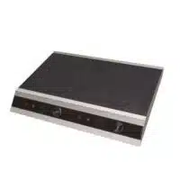 Plaque à induction double à poser avec foyers cote à cote - 2 x 1,7kW