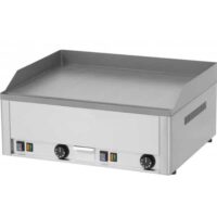 Plaque à snacker lisse double gamme snack électrique longueur 660 mm
