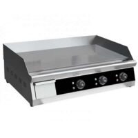 Plaque à snacker lisse, gamme ECO électrique, longueur 760 mm, 9 Kw