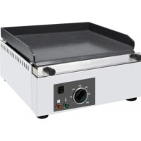 Plaque à snacker lisse gamme euro électrique longueur 400 mm