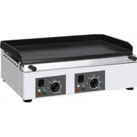 Plaque à snacker lisse gamme euro électrique longueur 600 mm