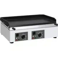 Plaque à snacker lisse gamme euro électrique longueur 600 mm