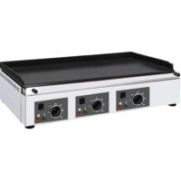 Plaque à snacker lisse gamme euro électrique longueur 800 mm