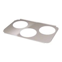 Plaque pour Kit Bain-marie/sauce - 3 trous