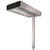 Poste à frites pivotant avec resistance ceramique et éclairage