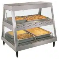 Présentoir chauffant - Double niveau