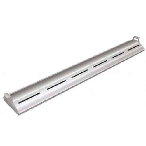 Rampe chauffante arrondie en profile d'aluminium - L1372mm