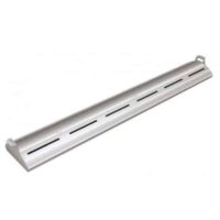 Rampe chauffante arrondie en profile d'aluminium - L1676mm